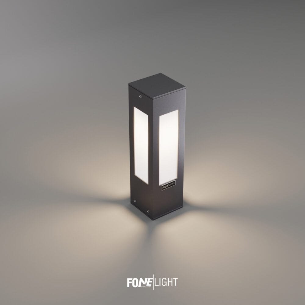 AKA030 Short Bollard For Garden - Landscape - Pathway Lighting With Waterproof LED Aluminium Body