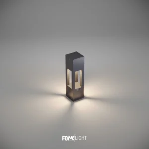 AKA Short Bollard For Walkway - Garden - Landscape - Pathway Lighting With Waterproof LED Aluminium Body