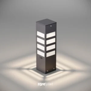 Landscape, Pathway Lighting For Garden With Waterproof LED Aluminium Body AKA050 Short Bollard