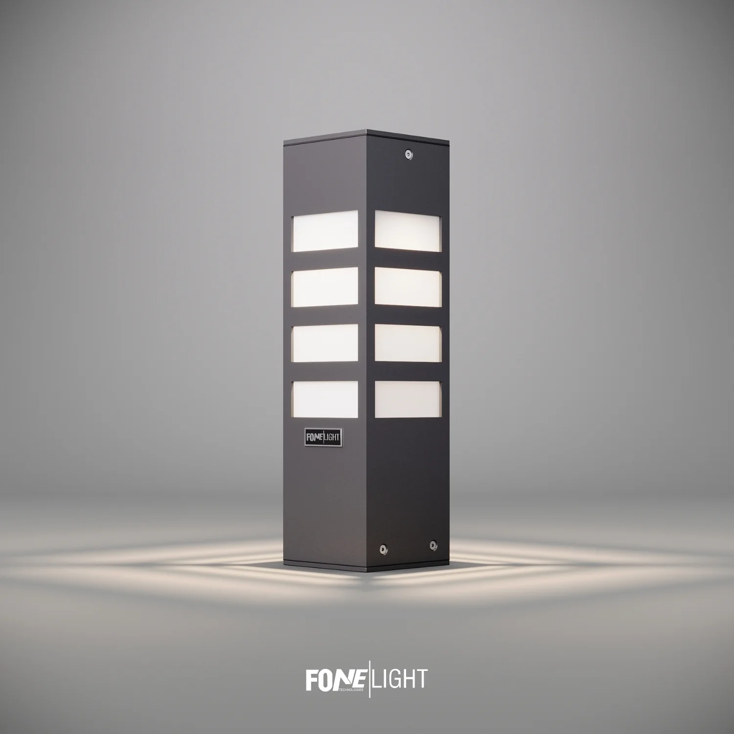 Landscape, Pathway Lighting For Garden With Waterproof LED Aluminium Body AKA050 Short Bollard - Image 2