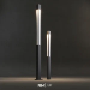 Luxera Aluminum Plexiglass LED Light for Modern Garden Paths